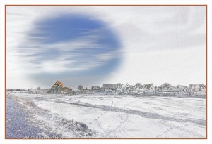 LANDSCHAP NOORDEINDE MET BRUG